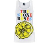 The Stone Roses Camiseta sin mangas color limón para mujer/señoras S blanco