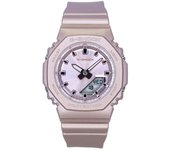 Casio Reloj analógico digital G-Shock de cuarzo con correa de resina de base biológica, esfera rosa, GMA-P2100ST-4A, 200 m, para mujer color rosa