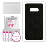 apgo Protective Skin Sticker for the back compatible with Samsung Galaxy S10e, Wrap Film, Foil, Vinyl - Pattern Matrix