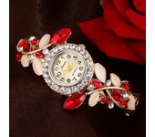 Relojes de lujo de moda para mujer Reloj de pulsera para mujer rojo