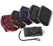 Funda blanda para cámara Leica, Olympus Tg-5, Sony H60, Zv1, Panasonic Lx10, Tz90, Tz85, Nikon W300, W100, Aw130, Ricoh Gr Grii negro