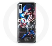 Coque pour Samsung Galaxy A40 Formule 1 Esteban Ocon Pilote automobile de F1