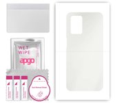 apgo MATTE Protective Skin Sticker for the back compatible with Realme 8 5G, Wrap Film, Hydrogel Film, Flexible, Soft TPU with positioning layer easy