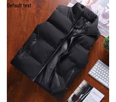 Chaqueta de terciopelo de algodón de moda para hombre, invierno 2023 4XL negro