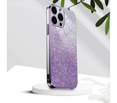Funda de lujo con revestimiento de purpurina degradada para iPhone 15, 14, 13, 12, 11 Pro Max, mini, funda protectora trasera de silicona X, XS Max, Xr, 6, 7, 8 Plus for iphone 14 azul