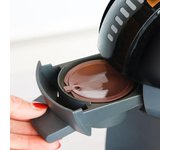 1 Juego de cápsulas de café Dolce Gusto, filtro de café Espresso de plástico reutilizable reciclable para cafetera negro