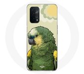 Coque pour Oppo A74 Amazone Perroquets Vert
