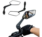 1 par de espejos de bicicleta, espejo retrovisor de bicicleta eléctrica, piezas de bicicleta de montaña derecha e izquierda right