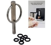 Llave para cafetera portátil, tornillos de cabeza ovalada, herramientas para máquinas Nespresso, Jura y Krups