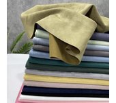 Tela de gamuza gruesa de 100 x 150 cm con capa de aire, elástica cepillada, para decoración de automóviles, ropa, prendas de vestir, tela para coser, material de bricolaje 50x150cm