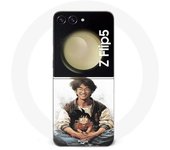 Coque Samsung Galaxy Z Flip5 Akira Toriyama Goku enfant