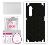 apgo Protective Skin Sticker for the back+sides compatible with Realme X50 Pro 5G, Full Wrap Film, Foil, Vinyl - Pattern Matrix