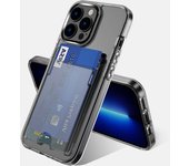 Funda rígida transparente con ranura para tarjetas para iPhone 14, 13, 12, 11 Pro Max, Xr, Xs Max, funda sencilla For iPhone XS Max