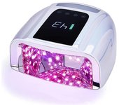 Lámpara de Uñas Reflectante de Espejo de 96W con Almohadilla Metálica Inalámbrica Secador de Manicura Luz UV Inalámbrica para Uñas Lámpara de Uñas UV LED Recargable EU