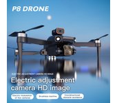Drone teledirigido de GPS con cámara 4K Cámara dual Evitación de obstáculos Motor sin escobillas Flujo óptico no GPS-3 battery naranja