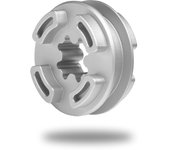 Transportín para perros con unidad de Metal 3985X, repuesto para coche de control remoto TRXXS TRX4 TRX6 Summit 1/10 plata