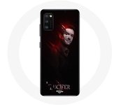 Coque pour Oppo A16 Lucifer Série fond noir