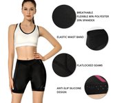 Lixada mujeres bicicleta acolchada pantalones cortos ciclismo 3D acolchado ropa interior acolchado acolchado a caballo pantalones cortos de ciclismo XL rosa brillante