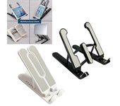 Soporte portátil ajustable para tableta y portátil, soporte para ordenador portátil, escritorio plegable para ordenador 3