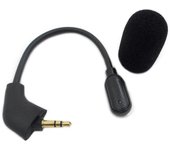 Micrófono de juego de repuesto, micrófono de 3,5 mm para auriculares para juegos Hyperx II