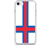 Funda iPhone - iPhone SE 2020 - Drapeau îles Féroé - Souple - Multicolore - Verticale