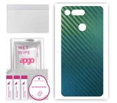 apgo Protective Skin Sticker for the back compatible with Honor View 20 Honor V20, Wrap Film, Foil, Vinyl - Pattern Carbon Chameleon CAKA1