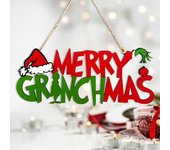 Etiquetas de madera para Navidad, adornos para árboles de Navidad, decoraciones para fiestas One Size