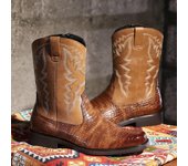Zapatos brogue para hombre, botas con estampado de cocodrilo, botas Chelsea, zapatos británicos de lujo para hombre, botas vaqueras retro con cremallera lateral para motocicleta 38