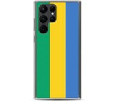 Coque Téléphone - Samsung - Galaxy S22 - Drapeau Gabón - Souple - Multicolore