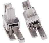 Prensatelas de puntada superior con compensación derecha, 2 uds., para máquina de coser de vástago bajo as described