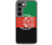 Coque Téléphone - Samsung - Galaxy S23 Plus - Drapeau Afganistán - Souple - Multicolore