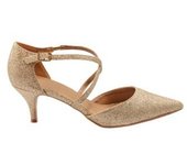 ¿De dónde viene eso para mujer/señoras Kennedi zapatos de tacón de gatito con tiras cruzadas? 5 UK rojo