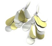 Les Trésors De Lily [M5663] - Pendientes 'Cleopatra' de plata y oro plata