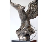 Eagle - sculpture, figurine covered in bronze, made by a Polish artist, brand Art-Dog
