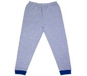 Pantalones de estar por casa a rayas en contraste para niños/niños 11-12 gris