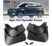 4 guardabarros delanteros y traseros para Hyundai Venue QX 2022-2023.