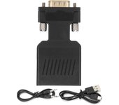 Adaptador de interfaz multimedia HD hembra a VGA macho Adaptador convertidor HD 1080P para PC portátil