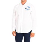 Camisa de Manga Larga TMC602-OX083 para Hombre S blanco