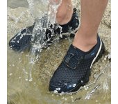 Zapatos de verano para arroyos, zapatos de senderismo de malla, zapatos de vadeo de moda transpirables, zapatos deportivos y de ocio para hombres, zapatos de senderismo de moda, sandalias 39 negro