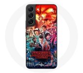 Coque pour Samsung Galaxy S21 FE Stranger Things Teaser Saison 4 Affiche Personnages Art