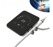 Escalador Dental Multifunción Escalador Ultrasónico Dentista Portátil Limpieza Mejorado Pantalla Táctil Completa EU Plug negro