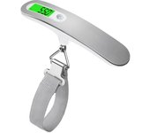 Báscula digital para equipaje LCD de 50 kg, báscula electrónica portátil, balanza de peso para maletas, bolsas de viaje, gancho colgante para pesca