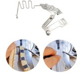 Pie de máquina de coser Industrial de Metal, guía de acolchado artesanal, prensatelas duradero para el hogar 22MM