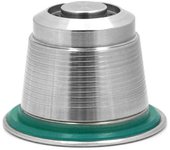 10 juntas de sellado de silicona de grado alimenticio profesional para cápsulas Nespresso. verde