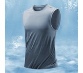 Camiseta sin mangas para hombre Camisola sin mangas Ajuste holgado Suave y fresco para deportes L