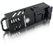Caja de arranque de metal 1/8 para Control remoto, modelo de herramientas de arranque, Radio Control, motor Nitro, camión truggy negro
