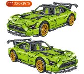 Bloques de construcción de vehículos de supercarreras para niños, expertos técnicos, Moc, famosos coches deportivos, juguetes de bloques de modelismo, regalo de cumpleaños