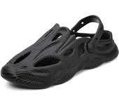Zapatillas para hombre, zapatos planos sin cordones, zuecos, Sandalias de playa transpirables, ligeras, impermeables, antideslizantes, Sandalias duraderas 39 blanco