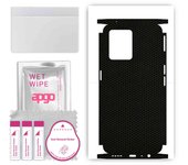 apgo Protective Skin Sticker for the back+sides compatible with Realme 9 Pro Plus, Full Wrap Film, Foil, Vinyl - Pattern Matrix