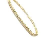 Les Trésors De Lily [F6724] - Brazalete chapado en oro blanco 'Goddess' oro